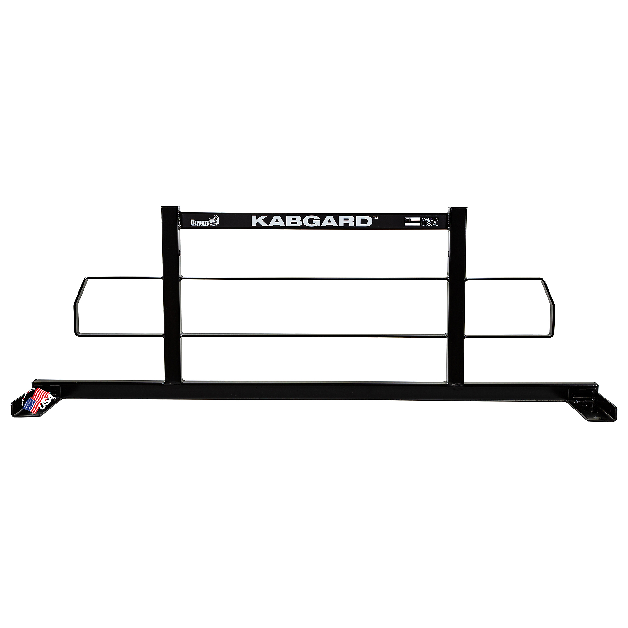 Buyers Products, 69in. KabgardPickup Truck Headache Rack w/ Mounting Brackets, Color Black, Finish Powder-Coat, Material Carbon Steel, Model# 85104